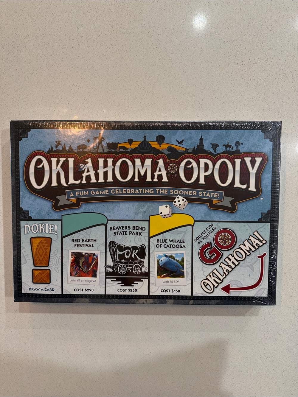 Oklahoma Monopoly Board Game - Sooner State Edition NEW